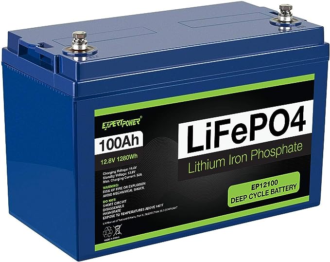 ExpertPower LiFePO4 Deep Cycle Battery